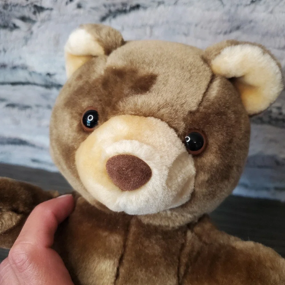 Vintage Animal Fair Brown Teddy Bear Plush Stuffed Animal 12